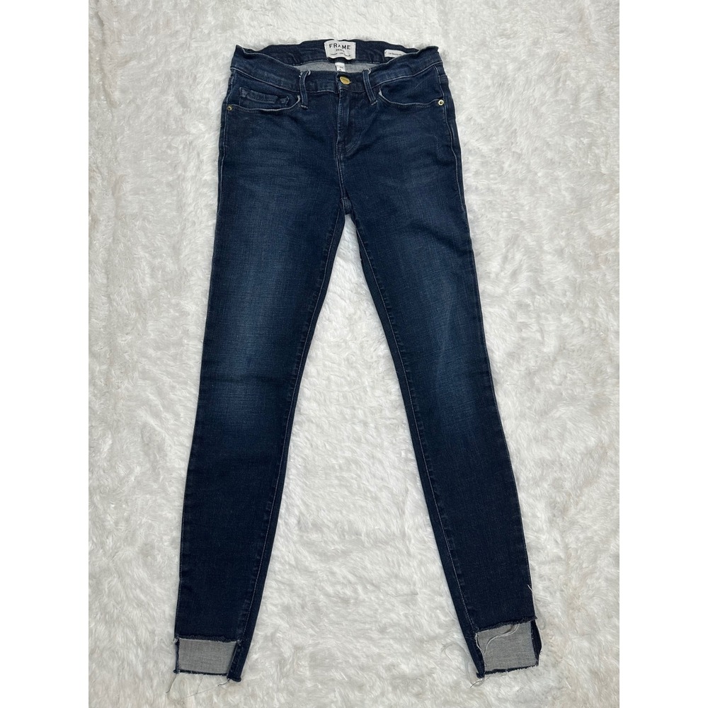 FRAME Denim Le Skinny de Jeanne Women's *Dark Wash Jeans Size 26‎